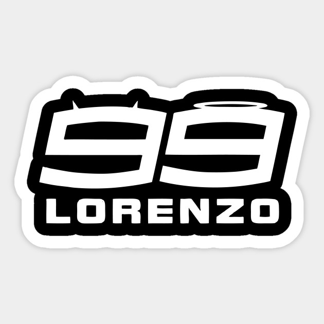 Jorge Lorenzo 99 Motogp Rider Jorge Lorenzo 99 Motogp Rider Sticker Teepublic