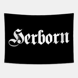 Herborn written with gothic font Tapestry