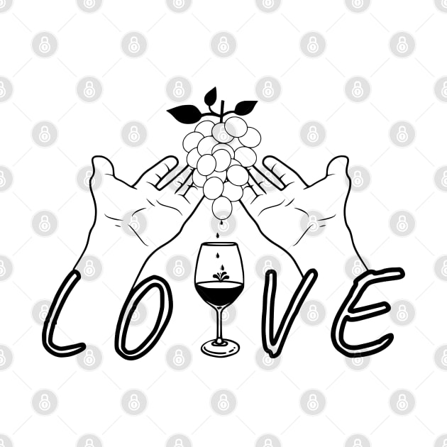 Wine love by UMF - Fwo Faces Frog