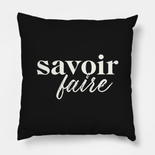 Savoir Faire Pillow