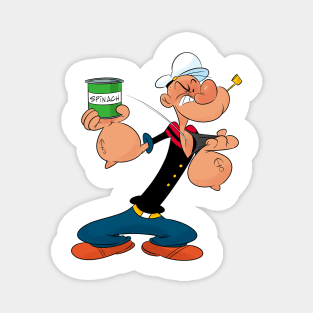 Popeye getting his spinach Magnet