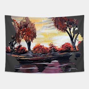 Autumn Sundown Tapestry