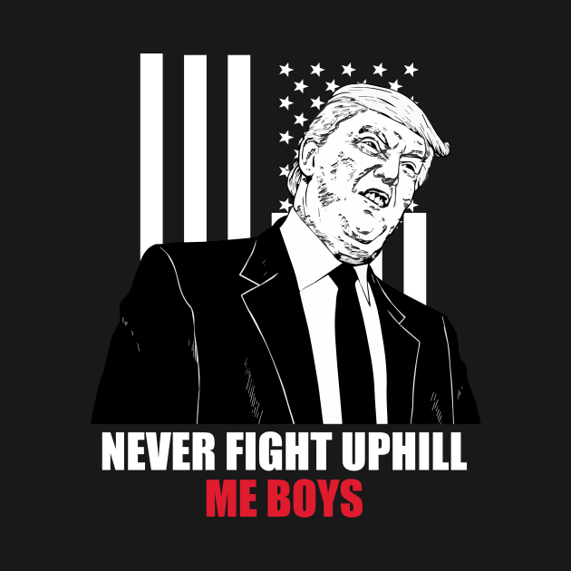 Never Fight Up ill me boys Funny Trump 2024 saying by ANAREL