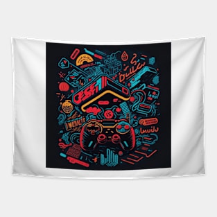 Retro Gamer T-shirt T-Shirt Tapestry