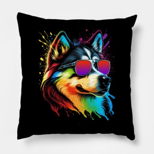 Cool Pride Husky Pillow