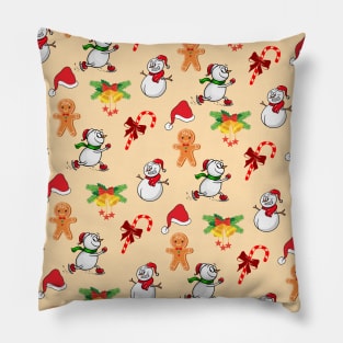 Christmas pattern, Funny Christmas design gift idea Pillow