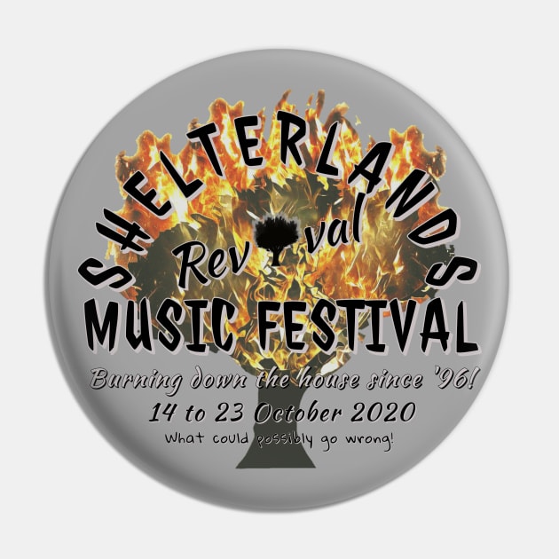 Shelterlands Music Festival - Wynonna Earp Pin by SurfinAly Design 