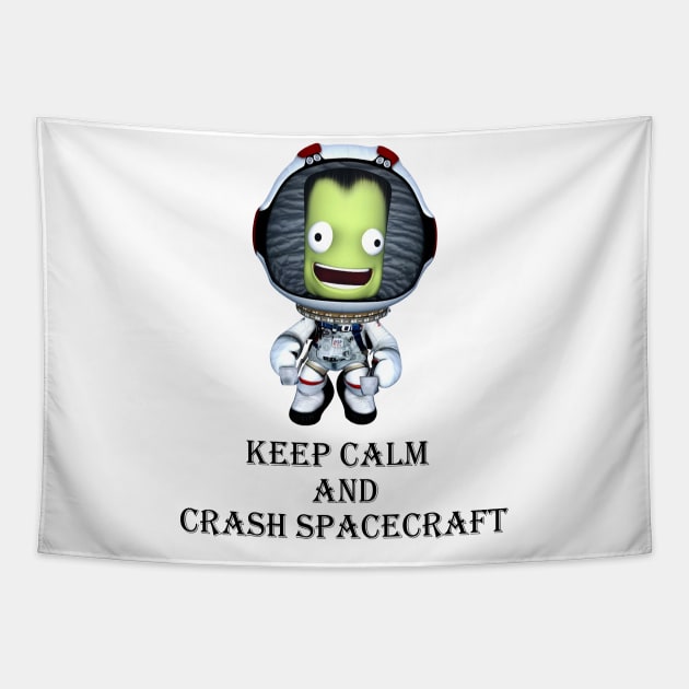 Kerbal Space Program Multi Colors Tapestry by Tracy Daum