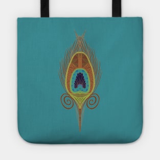 Peacock Feather Tote