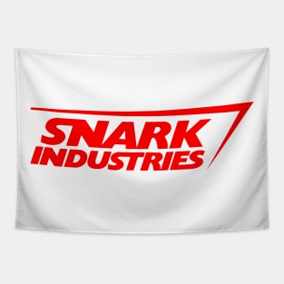 Snarky Industries red logo Tapestry