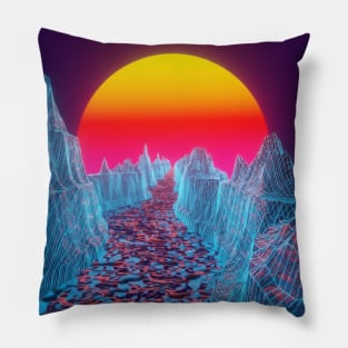 Canyon and river at sunset Pillow