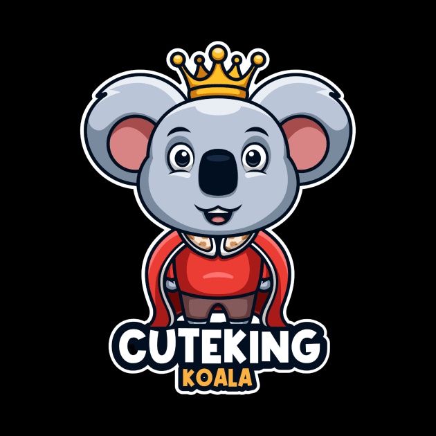 Creatives koala king cartoon by drydenshops