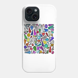 Gem Shards and Runestones Phone Case