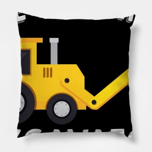 Excavator Kids Shirt  Boys Excavator Dig Tee Pillow