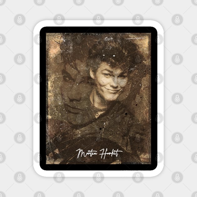 Vintage Morten Harket 80s Fan Art Magnet by Ihkwan Art