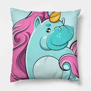 Funny unicorn Pillow