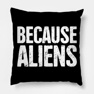 Conspiracy Theory - Government Illuminati Aliens Pillow