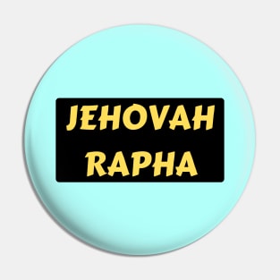 Jehovah Rapha | Christian Typography Pin