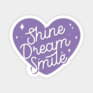 BTS mikrokosmos lyrics shine dream smile purple heart Magnet