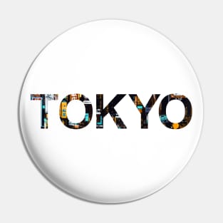 Sci Fi Tokyo City Pin