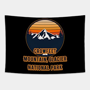 Crowfeet Mountain, Glacier National Park Tapestry