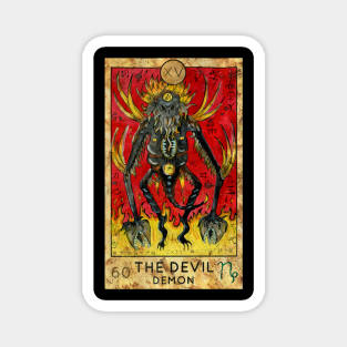 The Devil. Major Arcana Tarot Card. Magnet