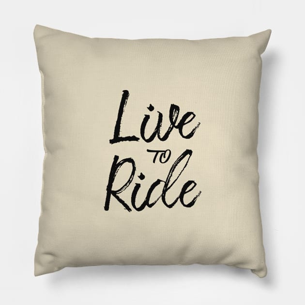 Love to ride Pillow by alexagagov@gmail.com