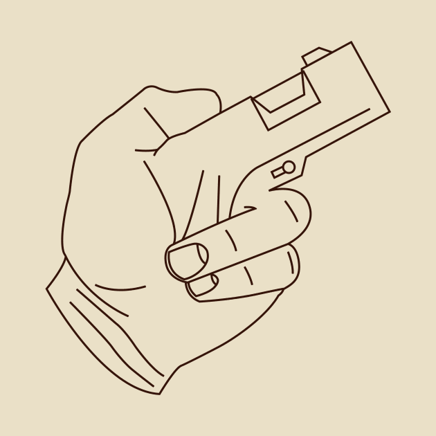 Hand Gun by ANTICLOTHESdotCOM