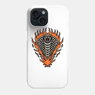 burning cobra tattoo Phone Case