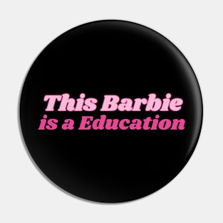 Education Barbie Pin