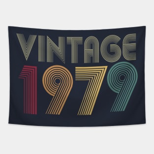 40th Birthday T Shirt Gift Vintage 1979 T-Shirt Tapestry