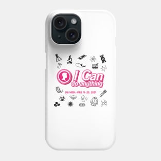 I can do anything too_Black Phone Case