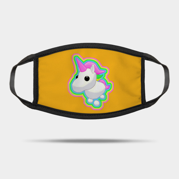 Rainbow Unicorn Adopt Me Roblox Mask Teepublic - roblox yellow headband