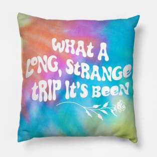 Tie Dye -What a long strange trip it's been Pillow