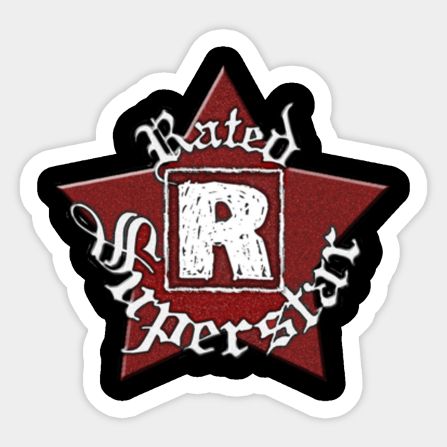 Rated R Superstar Wwe Sticker Teepublic