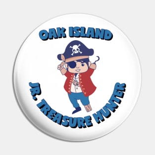 Oak Island Jr Treasure Hunter kids Gift Pin