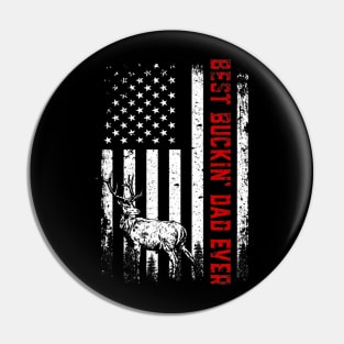 Best Dog Ever American Flag Fathers Day Pin