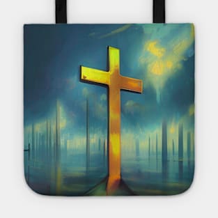 Golden cross Tote