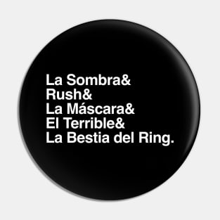 Helvetica List Los Ingobernables Pin