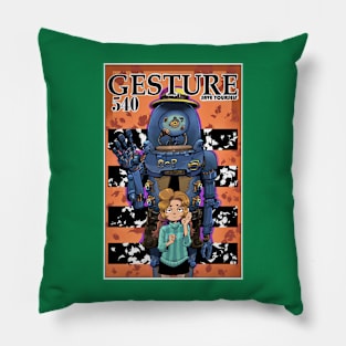 540gesture_coloered Pillow