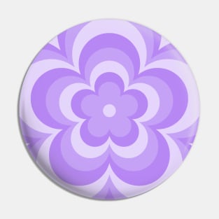 Light Purple Latte Flower Pin