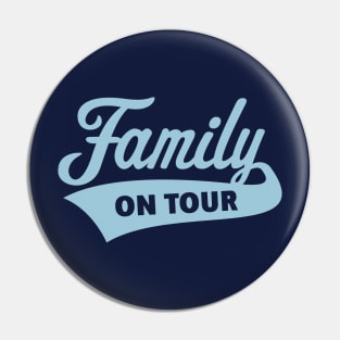 Family On Tour (Family Vacation / Skyblue) Pin