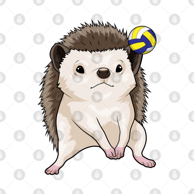 Hedgehog Volleyball player Volleyball by Markus Schnabel