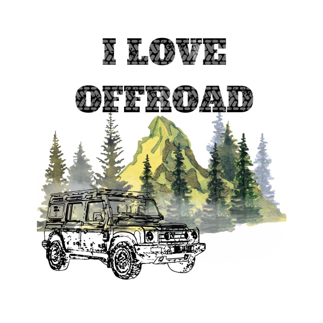 I love off road in the mountains by Corp413designs