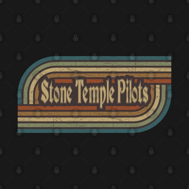 Stone Temple Pilots Vintage Stripes by paintallday