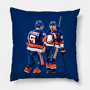 Casey Cizikas and Cal Clutterbuck Islanders Pillow