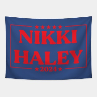 Nikki Haley 2024 For President Red Tapestry