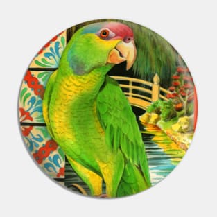 Gilda the Parrot Pin