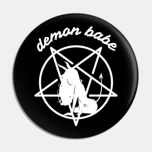 Demon babe / WHITE / Pin