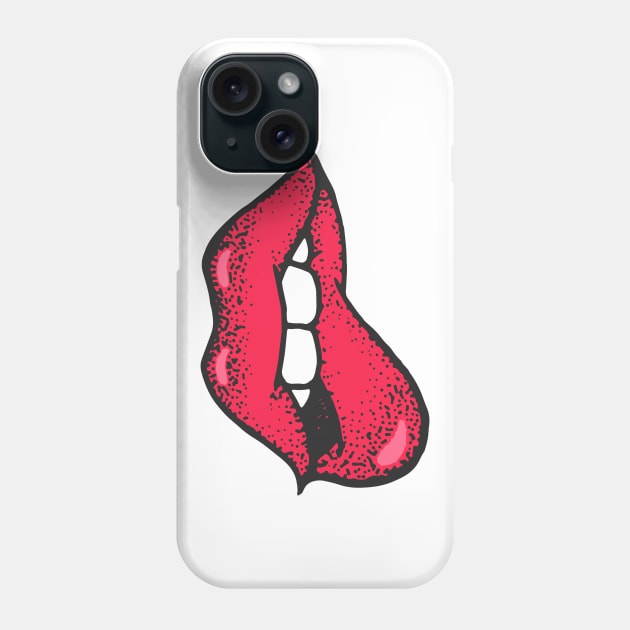 Sexy Ladys Lips Phone Case by madeinchorley